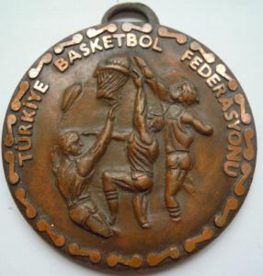 TÜRKİYE BASKETBOL FEDERASYONU G.S.G.M. YAZILI MADALYA