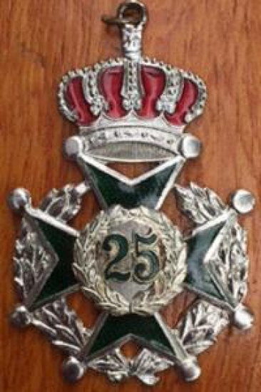 1962/87 NUMARALI TAÇLI METAL SICAK MİNELİ MADALYA 