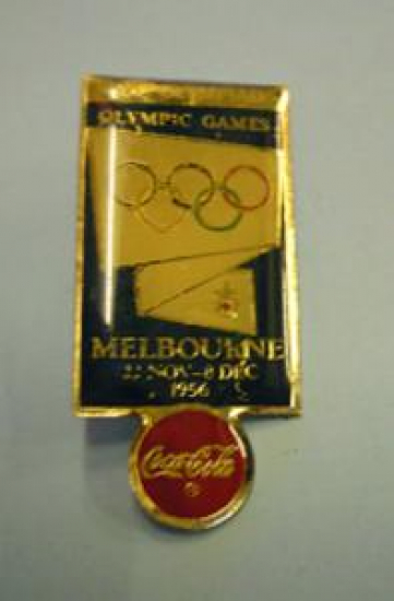 ROZET XVI OLYMPIAD OLYMPIC GAMES MESBOURNE 22 NOV - DEC 1956 COCACOLA ROZET 