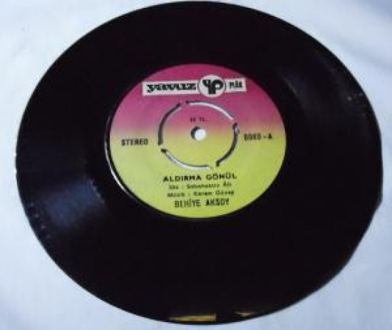 BEHİYE AKSOY A-ALDIRMA GÖNÜL B-CANIN İSTERSE 45 LİK PLAK 