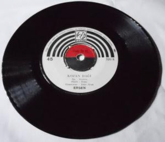 ERSEN A-KOZAN DAĞI B-KARA YAZI 45 LİK PLAK 