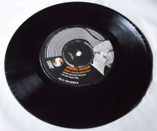 GÖNÜL AKKOR A-EDEN BULUR DÜNYASI B-BİR SOKAK ÇEŞMESİ 45 LİK PLAK 