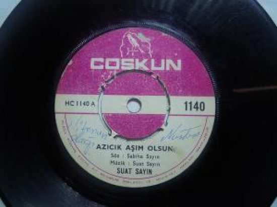 SEVGİ SUN EDALIM DERLEYEN : ABDULLAH N. BAYŞU 45'LİK YERLİ PLAK 