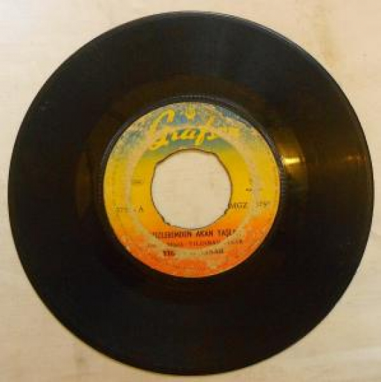 YILDIRAY ÇINAR 45'LİK YERLİ PLAK GÖZLERİMDEN AKAN YAŞLAR BÖLEMEDİM FELEK İLE KOZUMU 