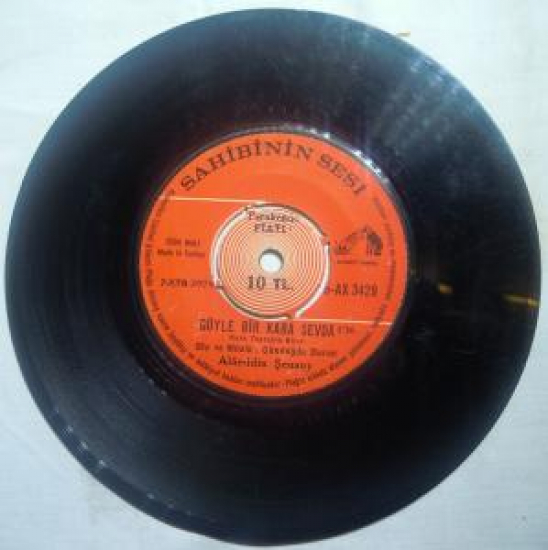 BEN SENİ UNUTMAK İÇİN SEVMEDİM ; BÖYLE BİR KARA SEVDA 45 LİK YERLİ PLAK 