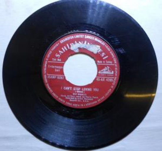 BORN TO LOSE (brown) RAY CHARLES oreh. & chor. chor. by marty paich recorded by A.B.C. paramount records ınc.U.S.A. 45'LİK YABANCI PLAK 