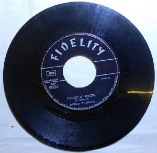 FIDELITY TANGO D' AMORE (r. granata) ROCCO GRANATA ; PUPETTA ( r. granata) 2645 - 2412A-2412B 45'LİK YABANCI PLAK 