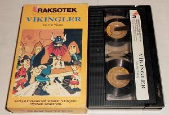  RAKSOTEK BETAMAKS KASET ÇİZGİ FİLİM VİKİNGLER VİDEO KASET