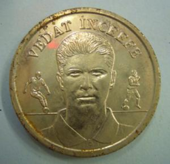 VEDAT İNCE EFE SHELL ÜÇ BÜYÜKLER FUTBOL YILDIZLARI 1997 