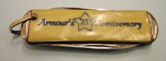 ARMOUR'S 75 ANNİVERSARY PAT.1105 2037943. 2170537SEDEF KAPLAMALI MİNİ ÇAKI 