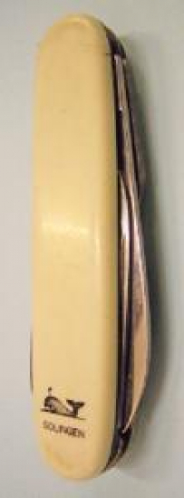 INOX SOLINGEN GERMANY ÇAKI ÇELİK GÖVDE KEMİK KAPLAMA 