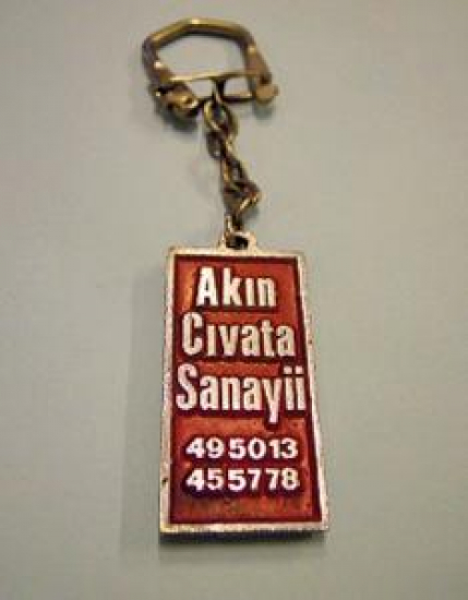 AKIN CIVATA SANAYİ 49 50 13. 45 57 78 ANAHTARLIK 