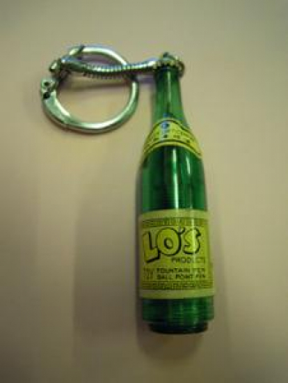 NOVETLY GİF T CENTRE LO'S PRODUCTS FOUTAIN PEN TOY BALL POINT PEN ŞİŞE PLASTİK ANAHTARLIK 