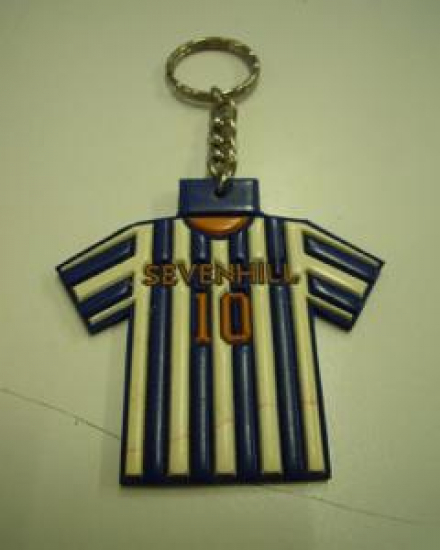 SEVENHILL 10 NUMARALI SPOR FORMA SİLİKON ANAHTARLIK 