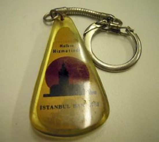 HALKIN HİZMETİNDE İSTANBUL BANKASI CİDDİYET EMNİYET SÜR'AT ANAHTARLIK 