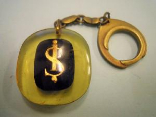 İŞ BANKASI KURULUŞ 26.8.1924 POLİ KARBON ANAHTARLIK 