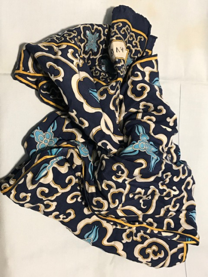 İPEK VAKKO TÜRK HAVA YOLLARI HOSTES FULAR OSMANLI MOTİFLER 