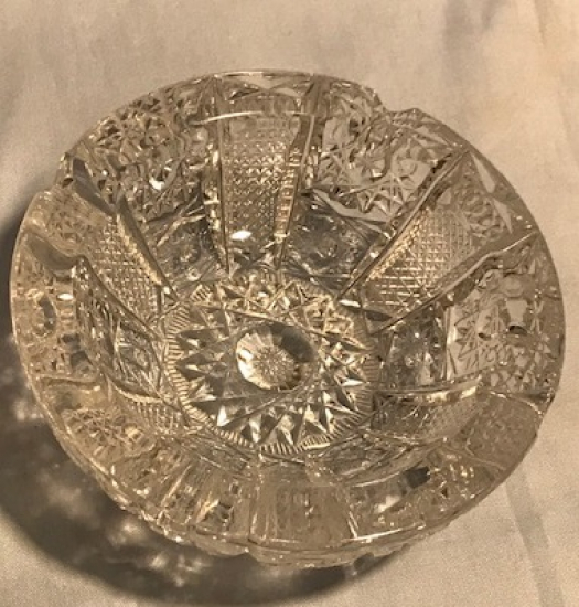 KIRISTAL BİLLÜR CAM KÜLLÜK  10 CM CAP 4 CM YÜKSEKLİK