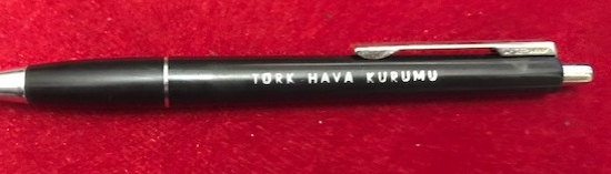 TURK HAVA KURUMU  SİYAH RENK MİKA OTOMATİK SENATOR TUKENMEZ KALEM