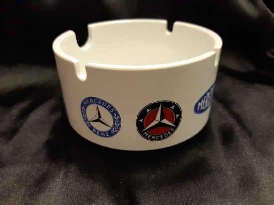 KÜL TABLASI MELAMİN MERCEDES OTO REKLAMLI KÜLLÜK 