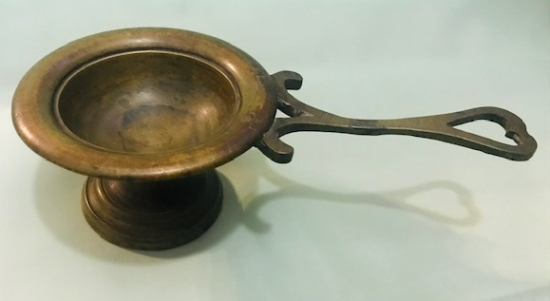 OSMANLI BRONZ KUPLU TAŞINANBİLİR  KÖZLÜK  