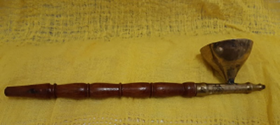 AHŞAP VE BRONZ MUM SÖNDÜRME APARATI 