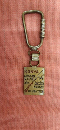KONYA TÜFEK PAZARI İZMİR 34173 HAMZA YAKA ANAHTARLIK 