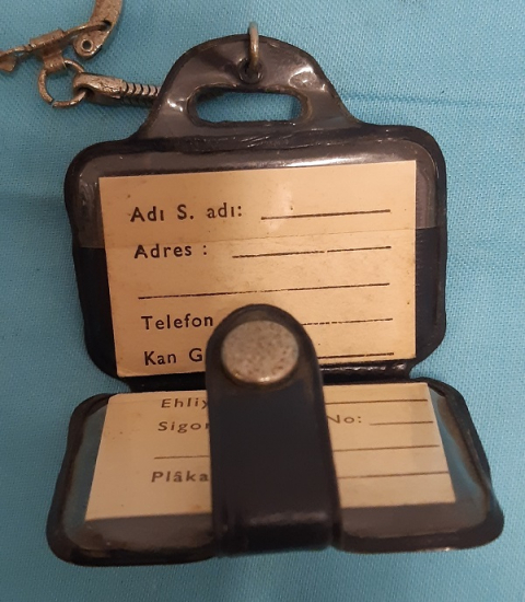 DERİ FİHRİST TELEFON DEFTERİ ŞEKLİNDE ANAHTARLIK 