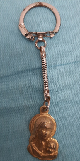 ANAHTARLIK MERYEM VE İSA FİGÜRLÜ METAL 