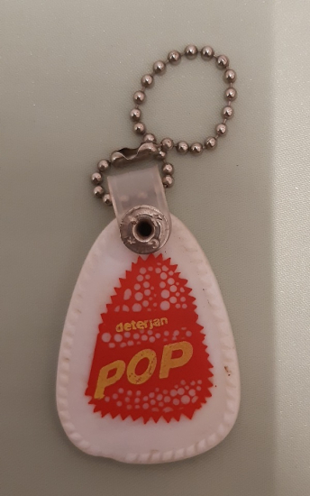 POP DETERJAN FAY TEMİZLEME TOZU REKLAMLI PLASTİK ANAHTARLIK 