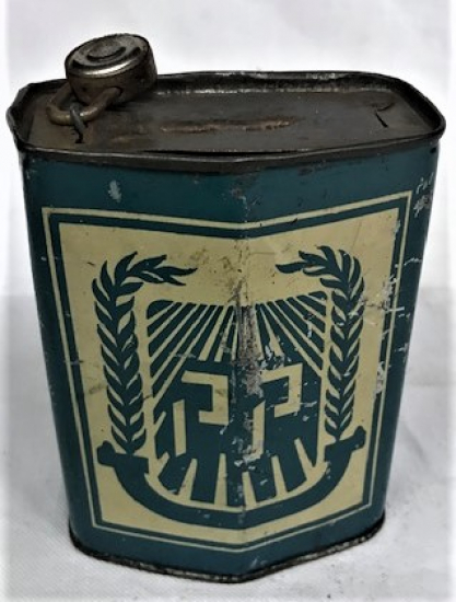 1950 OR AHAYİM İSTANBUL BALAT MUSEVİ HASTANESİ BAGIŞ TEBERRU KUMBARA TENEKE ANAHTARLI