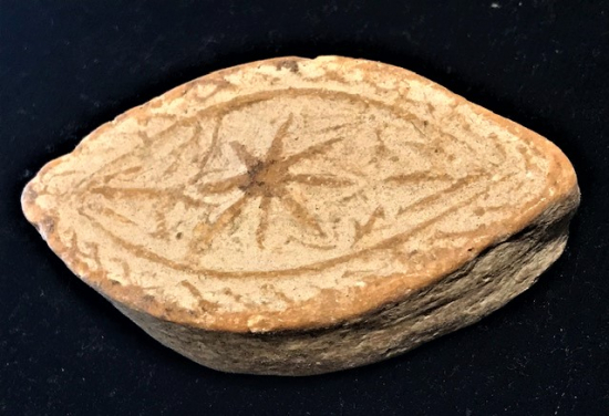 NADİR 1900 YILLAR  OSMANLI KİLİSEDE YAPILAN  KİLİSEYE YARDIM AMACLI TEBERRU SABUNU ÜZERİ GÖZ NAZAR TEMALI