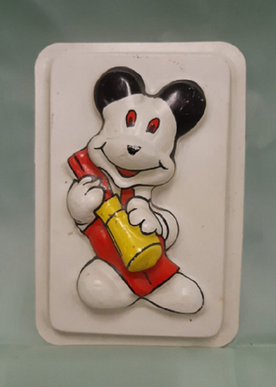 PLASTİK WALT DİSNEYLAND MİKKİ MAUS OYUNCAK ALCI KALIBI 