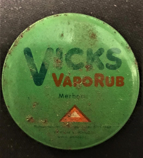 TENEKE KUTU VCKS VAPORUP MERHEMİ 1968 ECZACIBAŞI İLAC SAN AGRI KESİCİ