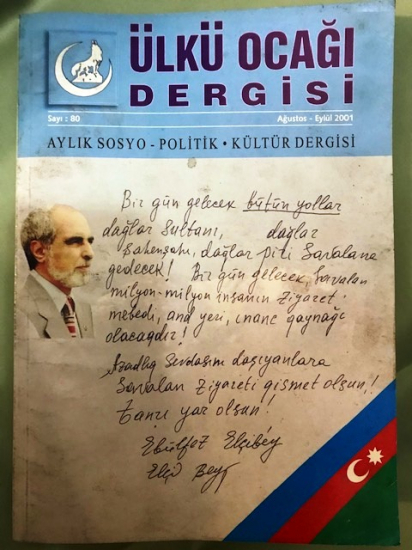 ÜLKÜ OCAĞI AYLIK SOSYO POLİTİK KÜLTÜR DERGİSİ SAYI 80  AGUSTOS-EYLUL 2001