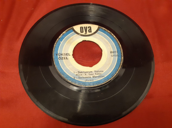 OYA YÜKSEL ÖZEL BEKLİYORUM YOLUNU MÜZİK 45 LİK YERLİ PLAK