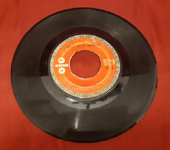 ÜMİT AKSU ORKESTRASI 45 LİK YERLİ PLAK 