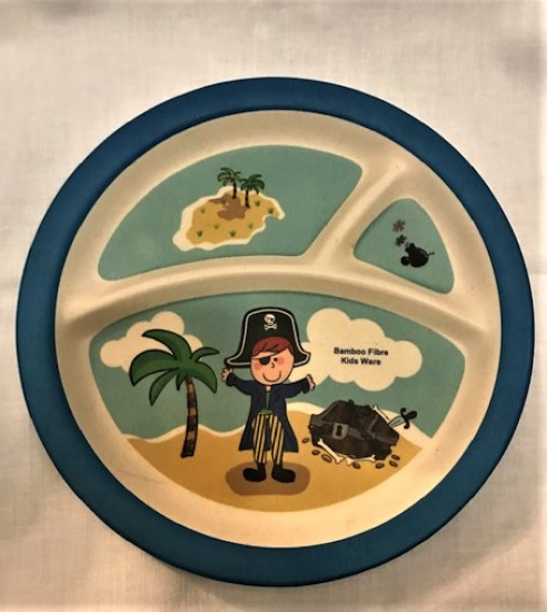 CERAWARE BEBEK MAMA TABAGI RESİMLİ 3 BÖLMELİ BAMBU ELYAF YAPIMI SÜPER SAGLIKLI 