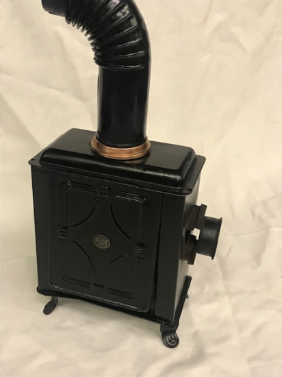 1900 USA METAL OYUNCAK SİNEMA FİLM MAKİNESİ MERCEK İCİ GAZLI OCAK