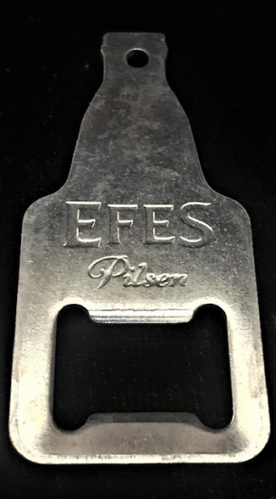 MEŞRUBAT  ŞİŞE KAPAGI ACACAGI EFES PİLSEN REKLAMLI METAL ACACAK 
