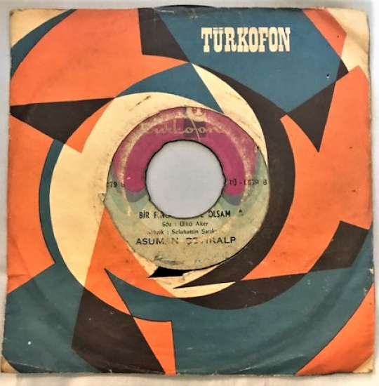 ASUMAN CEVİKALP EVLAT HASRETİ-BİR FİNCAN KAHVE OLASAM 45 LİK PLAK