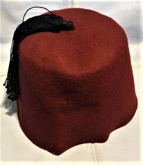 OSMANLI SİYAH PÜSKÜLLÜ KIRMIZI KECE  FES