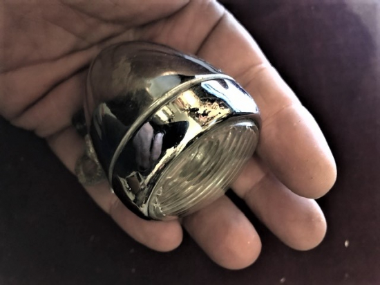 LUCİFER MADEİN SVİTZERLAND CH 4 LAMP KROM METAL BİSİKLET ÖN FAR UFAK BOYDA 