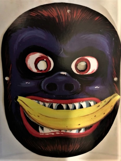 EGLENCE OYUNCAK 1970 MUZ YİYEN GORİL KARTON MASKE 