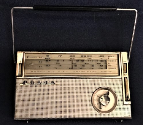 PLATA 3 BANT ALL WAVE TRANSİTOR RADIO PİLLİ CANTA RADYO 1962 JAPAN
