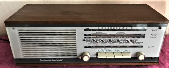 1960 ALMAN SCHAUBLORENZ VİOLA  4 BAND RADİO ANFİ CIKIŞLI ORJİNAL UKV FM BANTLI