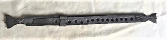 OSMANLI USTA EL DOGME SICAK DEMİR METAL ÖLCÜ ALETİ 2 GECME PARCALI ARŞIN VE ENDAZE