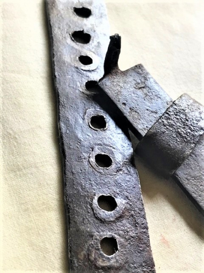 OSMANLI USTA EL DOGME SICAK DEMİR METAL ÖLCÜ ALETİ 2 GECME PARCALI ARŞIN VE ENDAZE