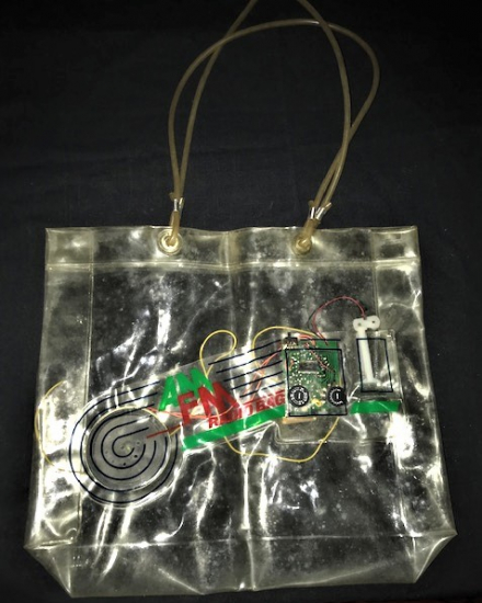 TRANSPARAN ŞEFFAF CANTA 2 BAND AM FM RADİO BAG 