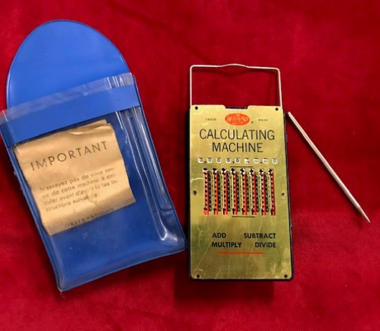  WIZARD CALCULATING MACHINE MEKANİK HESAP MAKİNESİ ALMAN